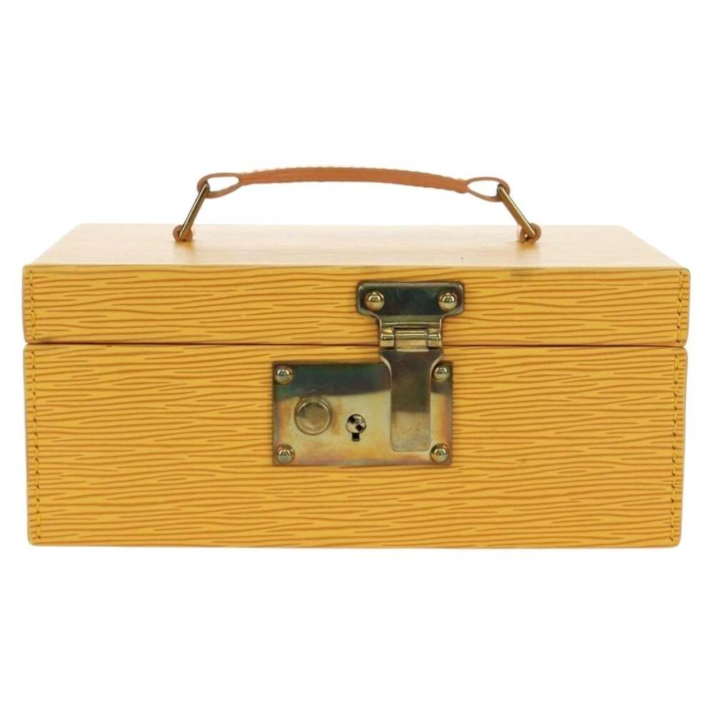 Louis Vuitton Epi Boite A Tour Jewelry Box Spo Yellow